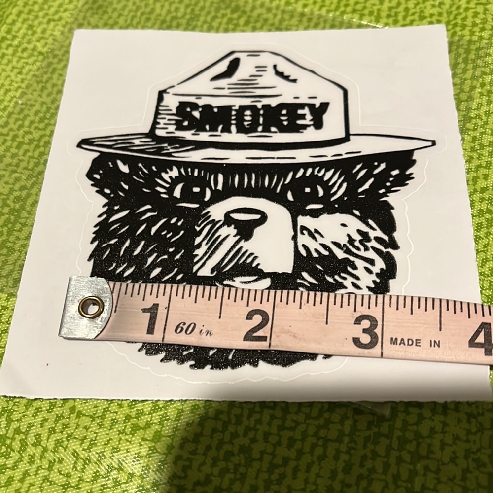 3-$10 NEW vinyl car decal Smokey the bear - Picture 3 of 4